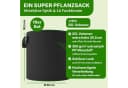 AIMAX Pflanzsack 10er-Set 22L Schwarz PP-Vlies mit Griffen Bild 1