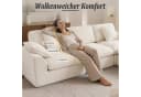 HomeMiYN Ecksofa 280cm L-Form Chenille 3-4 Sitzer Modular Couch für Wohnzimmer Bild 3