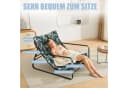 HomeMiYN Loungesessel 2er Set mit Wendekissen Grün Bild 1