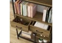 HOMECHO Bücherregal Standregal mit Schubladen und Ablagen stabil 90x30x180cm Bild 4