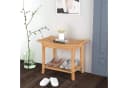HOMECHO Dusch- und Badhocker Bambus 150kg Tragkraft Bild 1
