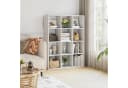HOMECHO Bücherregal Weiß Standregal Raumteiler mit 12 Fächern Würfelregal Bild 4