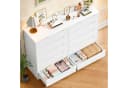 HOMECHO Kommode mit 6 Schubladen Sideboard Highboard Weiß Bild 5