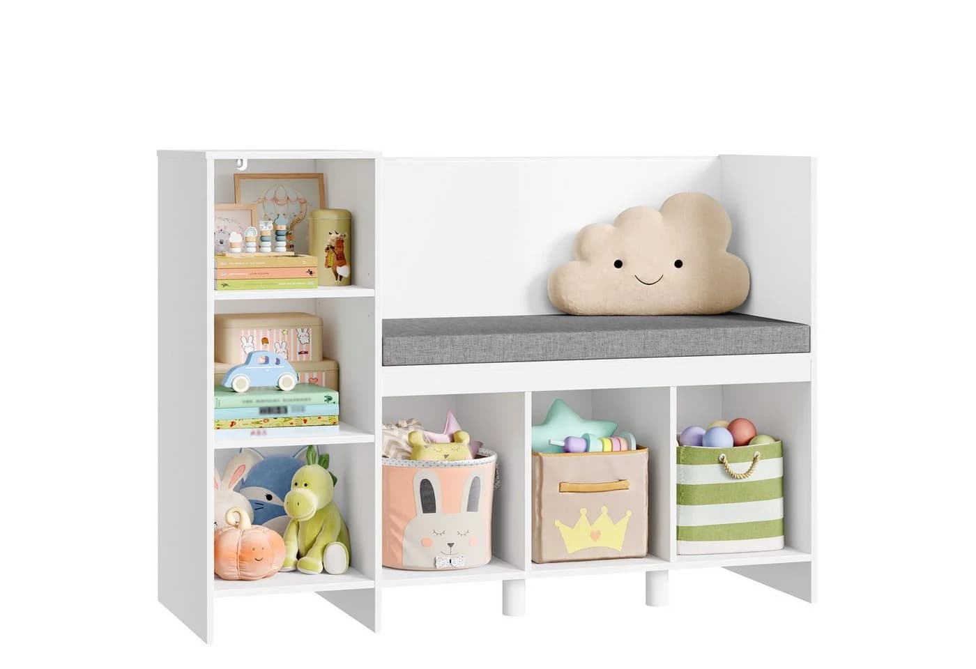 Spielzeugtruhe und Bücherregal aus Holz - Bild 2