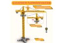 Wootoy 7-tlg. Baustellen-Spielset mit Transport-LKW, Kran & Licht-Soundeffekte Bild 3
