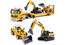 Wootoy Baufahrzeug-Set 3-tlg. Bagger, Bulldozer & Sattelzug mit Licht & Sound Bild 2