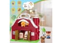 Wootoy Bauernhof-Spielset mit Scheune & 9 Tieren, Rot, Klappbar Bild 5