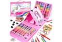 Wootoy Kreativset Mal- und Bastelset Einhorn-Design 208-tlg. Rosa Bild 2