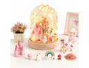 Wootoy Kreativset Einhorn Nachtlicht Bastelset Kinder DIY LED-Nachtlicht Rosa Bild 2