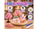 Wootoy Kreativset Einhorn Nachtlicht Bastelset Kinder DIY LED-Nachtlicht Rosa Bild 5