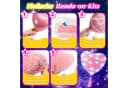 Wootoy Kreativset DIY String Art mit LED-Lichterkette und 3 Ballonformen Bild 1