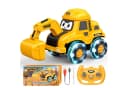 Wootoy RC-Bagger Ferngesteuerter Spielzeug-Bagger Gelb mit LED & Musik Bild 2