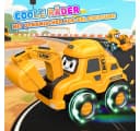 Wootoy RC-Bagger Ferngesteuerter Spielzeug-Bagger Gelb mit LED & Musik Bild 3
