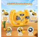 Wootoy RC-Bagger Ferngesteuerter Spielzeug-Bagger Gelb mit LED & Musik Bild 4