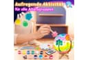 Wootoy Kreativset DIY Mondlampe mit 12 Farben, LED-Nachtlicht & Fernbedienung Bild 1