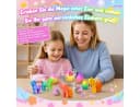 Wootoy Schlüpf-Eier Einhorn 6er Set Magischer Wachstumseffekt Wasser Bild 5