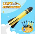 Wootoy Spielzeug-Gartenset Schaumstoff Raketenwerfer 6-tlg. Blau/Gelb Bild 3