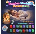 Wootoy Kreativset Einhorn Nachtlicht Bastelset Kinder DIY LED-Nachtlicht Rosa Bild 5
