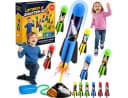 Wootoy Spielzeug-Gartenset Schaumstoff Raketenwerfer Launcher 8-tlg. Blau Bild 2