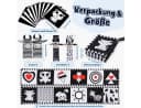 Wootoy Baby Spielzeugset Sensorik Schwarz-Weiß-Karten mit Nestanhänger Bild 5
