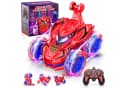 Wootoy RC-Auto Kinder Monstertruck Spider Rot mit 360°-Stunts & LED-Rädern Bild 2