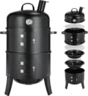 TLGREEN Smoker Räucherofen 3-in-1 Schwarz Edelstahl Bild 2