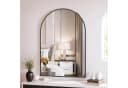 TLGREEN Wandspiegel Schwarz Gold 66x96cm Bogen Bild 1
