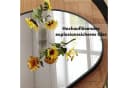 TLGREEN Wandspiegel Schwarz Gold 66x96cm Bogen Bild 4