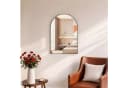 TLGREEN Wandspiegel Schwarz Gold 66x96cm Bogen Bild 5