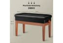 TLGREEN Klavierhocker Höhenverstellbar 48-58CM Schwarz Bild 1
