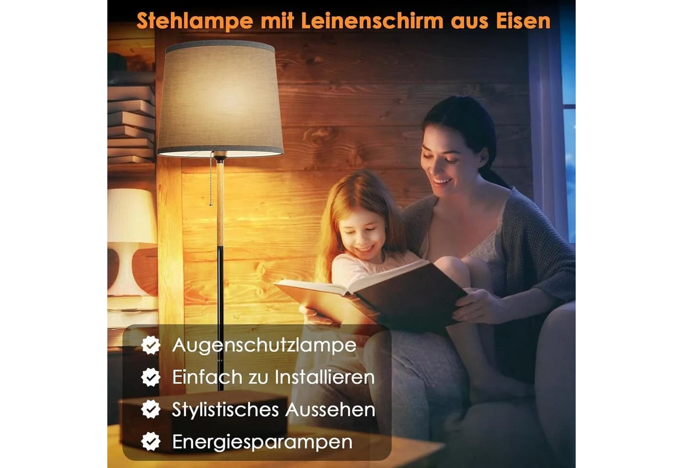TLGREEN Stehlampe 170cm mit Smart LED-Birne & Fernbedienung - Bild 3