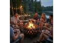 TLGREEN Feuerschale 76cm/80cm BBQ Garten 2-in-1 Outdoor Stahl Bild 2