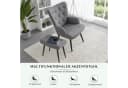 TLGREEN Relaxsessel Ohrensessel mit Hocker, Chenillestoff, 168kg, Sessel-Garnitur mit Hocker für Wohnzimmer Bild 4