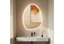 TLGREEN Badspiegel mit Beleuchtung Asymmetrisch LED Dimmbar Bild 2