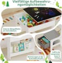 TLGREEN Kindersitzgruppe 3-in-1 mit Whiteboard & Stauraum Bild 4