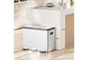 TLGREEN Mülltrennsystem 3x15L Edelstahl mit Soft-Close & Fußpedal Bild 1