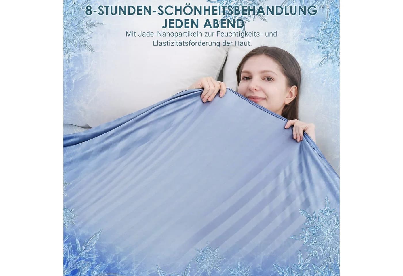 Elegear Sommerbettdecke Kühldecke Selbstkühlend Blau - Bild 5