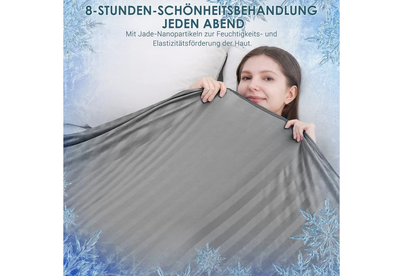 Elegear Kühldecke Selbstkühlend Grau Polyester Doppelseitig - Bild 5