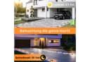 Quntis LED Solarleuchte 4 Stück Außen Dimmbar Warmweiß Bild 3