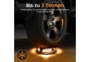 Quntis LED Solarleuchte 4 Stück Außen Dimmbar Warmweiß Bild 4