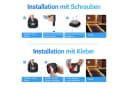Quntis LED Solarleuchte Warmweiß 4 Stück Bild 5