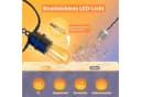 Quntis Solar-Lichterkette 17m mit Fernbedienung und Timer Bild 4