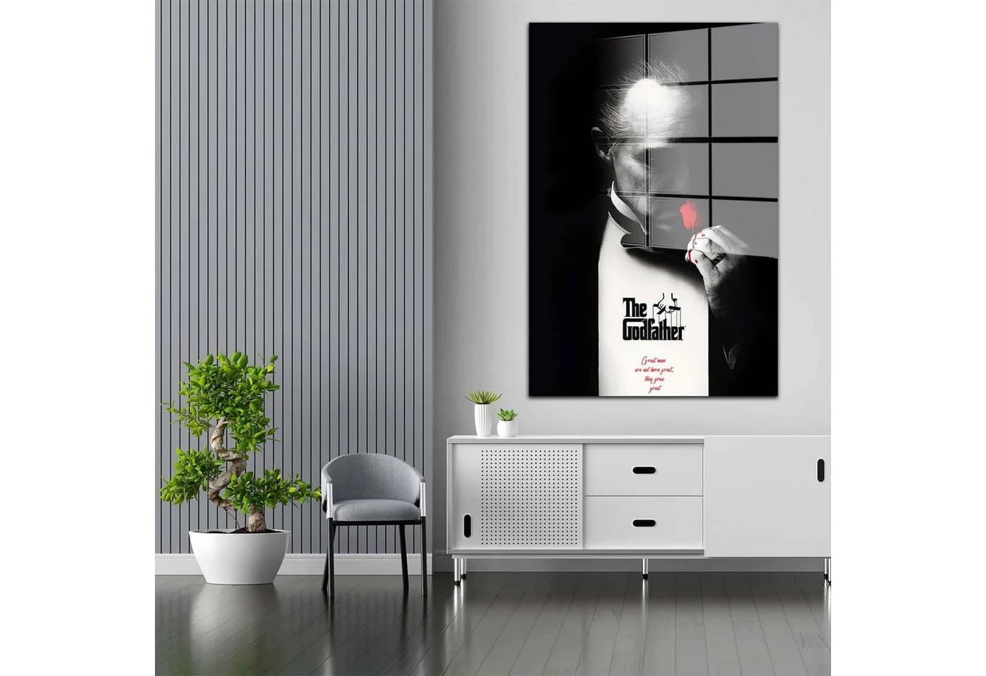 Artedinoi Acrylglasbild Godfather Schwarz Mafia Film-Pate - Bild 3