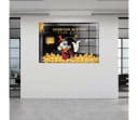 Artedinoi Acrylglasbild Comic-Erpel Pop Art Rot Bild 1