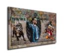Artedinoi Leinwandbild Wolf of Wall Street Pop Art Comic Motiv Bild 2