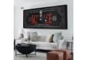 Artedinoi Leinwandbild Motivation Dollar Zitat Schwarz/Rot Bild 3