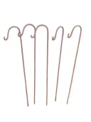 Deko-Impression Gartenstecker 5er-Set Eisen Rostpatina mit Haken Bild 2