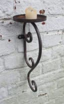 Deko-Impression Mediterraner Wandkerzenhalter Eisen Bild 1