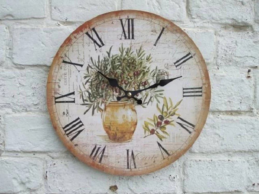 Ambiente Haus Wanduhr 28 cm Landhaus