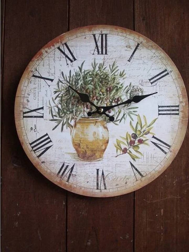 Ambiente Haus Wanduhr 28 cm Landhaus - Bild 4